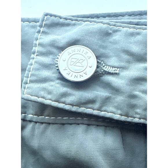 Annika Cutter & Buck Skort Womens 4 Gray Stretch Pockets Lightweight Active Golf - Picture 9 of 11